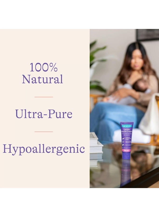 كريم لانولين للأمهات المرضعات، يرطب ويهدئ الحلمات المتشققة أو المتهيجة، يساعد في دعم الرضاعة الطبيعية بدون ألم، 40 جم - Image 2